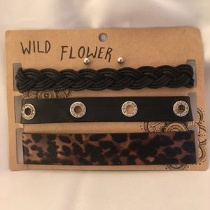 Wildflower Choker and Earring Set